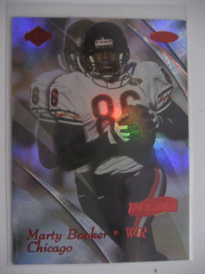 Marty Booker 99 Collectors Edge Master HoloSilver edition rookie card Chicago Bears