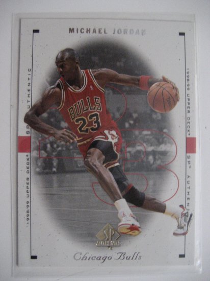 Michael Jordan 99 Upper Deck SP Authentic base card Chicago Bulls