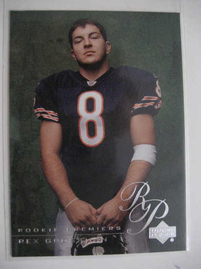 Rex Grossman 03 Upper Deck rookie Premiers rookie card Chicago Bears