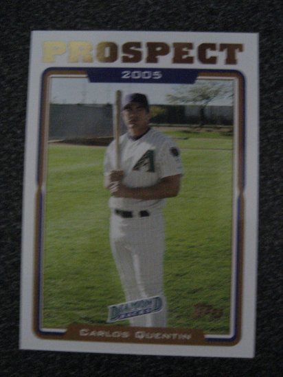 Carlos Quentin 05 Topps rookie card Chicago White Sox
