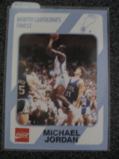 Michael Jordan 1989 Collegiate Collection North Carolina's Finest card Chicago Bulls