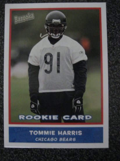 Tommie Harris 04 Topps Bazooka rookie card Chicago Bears