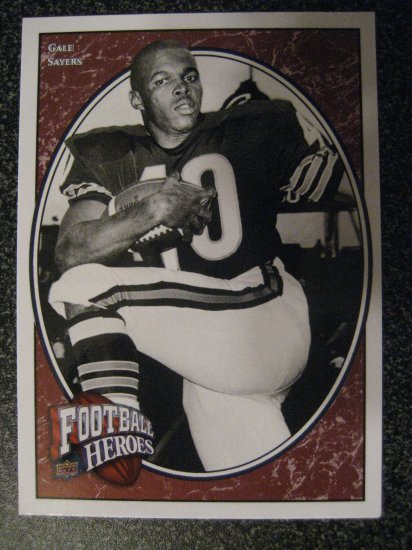 Gayle Sayers 08 Upper Deck Football Heroes Chicago Bears