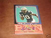 08 Earl Bennett Topps Progression Autographed rookie card Chicago Bears