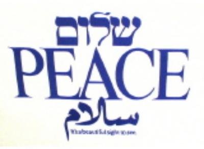 Peace in the Middle East