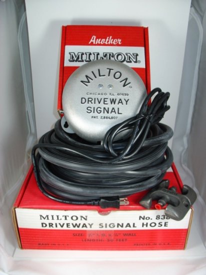 Milton Driveway Signal Bell Kit w/250ft hose
