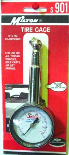 TIRE GAGESDIAL TYPE 0-15PSI 901 MILTON S901