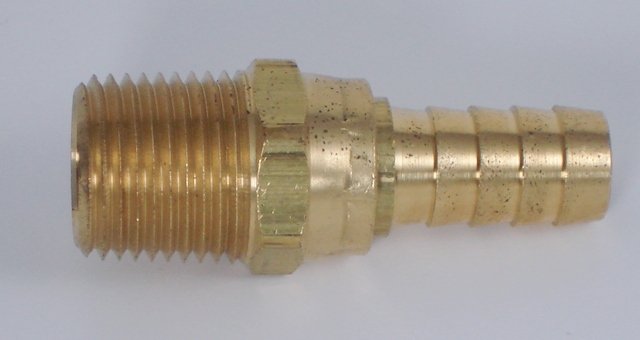 BRASS MALE FULL SWIVEL HOSE FITTINGS 613-8 MILTON