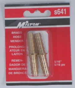 BRASS HOSE MENDERS 641 MILTON S641