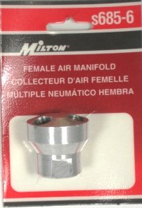 3 in 1 AIR MANIFOLDS 685-6 MILTON S685-6