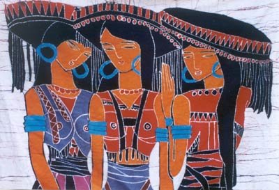 Batik for the wall hanging 02