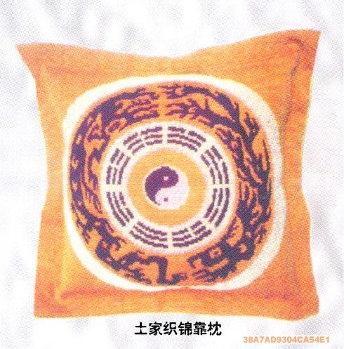 Embroider art backrest pillow04