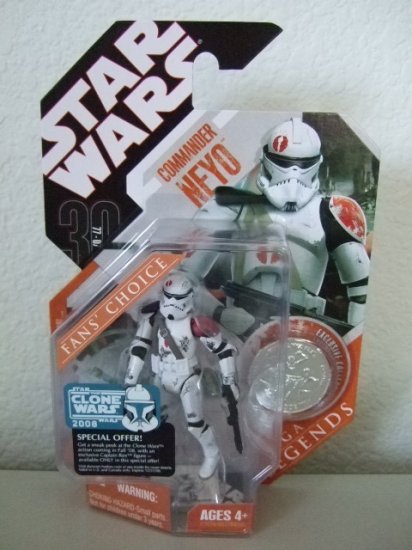 STAR WARS SAGA LEGENDS TAC- COMMANDER NEYO ACTION FIGURE TOY CLONE WARS ROTS