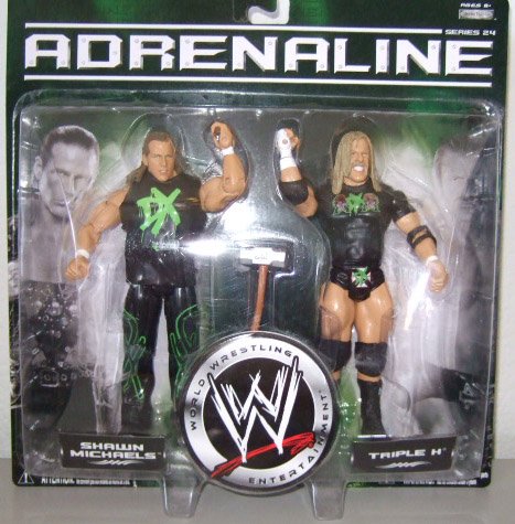 WWE Adrenaline 24 - Shawn Michaels & Triple H Action Figure 2-Pack DX