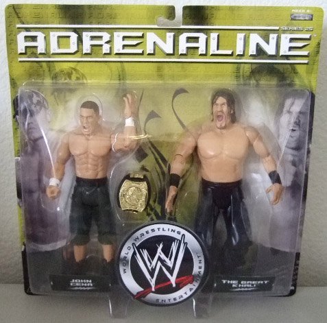 WWE Adrenaline 25 - John Cena & The Great Khali Action Figure 2-Pack