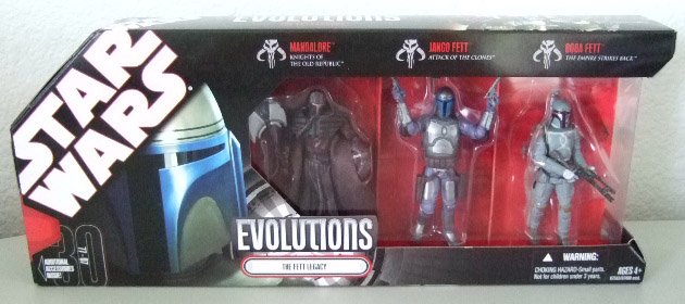 Star Wars 30th Anniversary Evolutions - Fett Legacy Action Figure 3-Pack