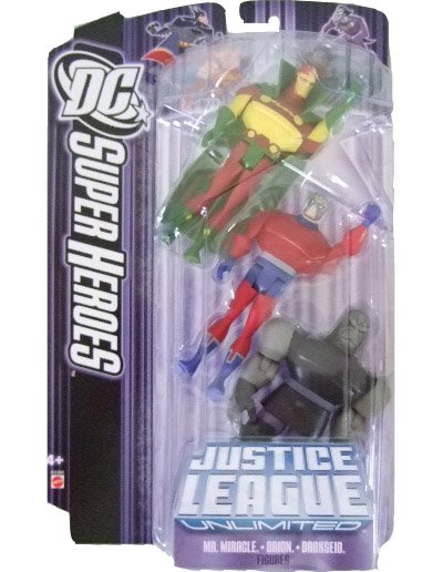 DC SuperHeroes: Justice League Unlimited - Mr. Miracle Orion and Darkseid Action Figure 3-Pack