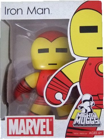 Marvel Mighty Muggs Series 1 - Iron Man Action Figure