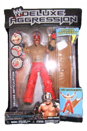WWE Deluxe Aggression Series 7 - Rey Mysterio Action Figure ECW WCW