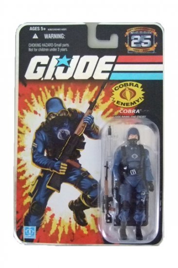 GI Joe 25th Anniversary Wave 2 - Enemy Cobra Trooper Action Figure