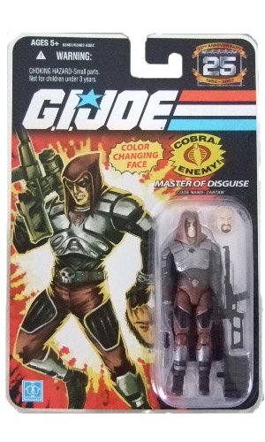 GI Joe 25th Anniversary Wave 3 - Zartan(Color Change Sticker) Action Figure
