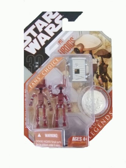 Star Wars 30th Anniversary Saga Legends - Red Pit Droids Action Figure 2-Pack