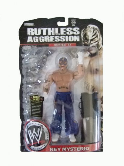 WWE Ruthless Aggression Series 33 - Rey Mysterio Action Figure Ring Rage
