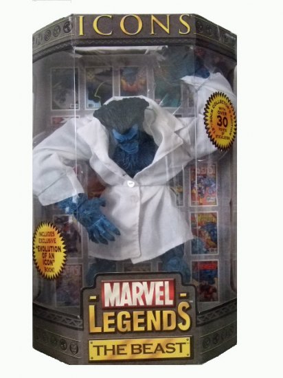 Marvel Legends Icons Series 3 - The Beast w/Lab Coat Variant Action Figure