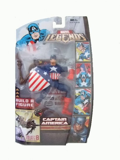 Marvel Legends Series 3 Brood Queen - Classic Captain America Action Figure