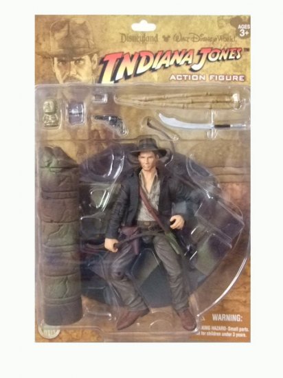 Disneyland Exclusive Indiana Jones Action Figure Raiders Of The Lost Ark Kingdom Of Crystal Skull