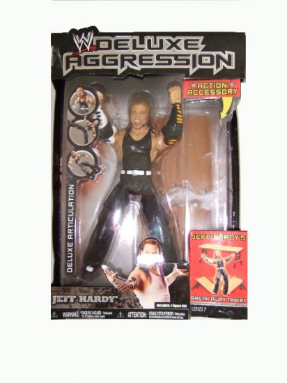 WWE Deluxe Aggression Series 7 - Jeff Hardy Action Figure ECW WCW