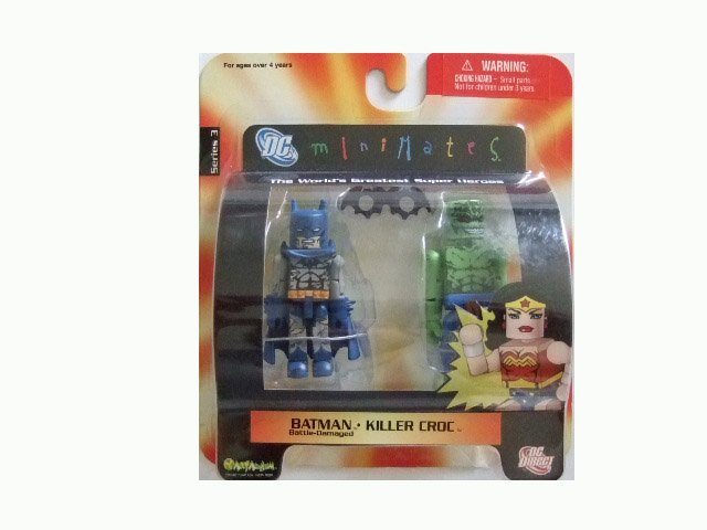 DC Mini Mates Series 2 - Batman and Killer Croc Action Figure 2-Pack