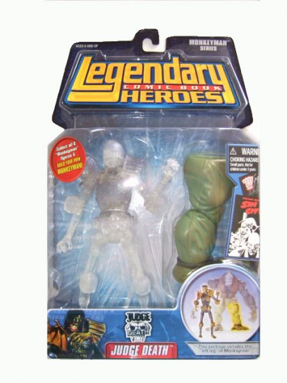 Legendary Comic Book Heroes Monkeyman Series - Judge Death Clear Variant Action Figure