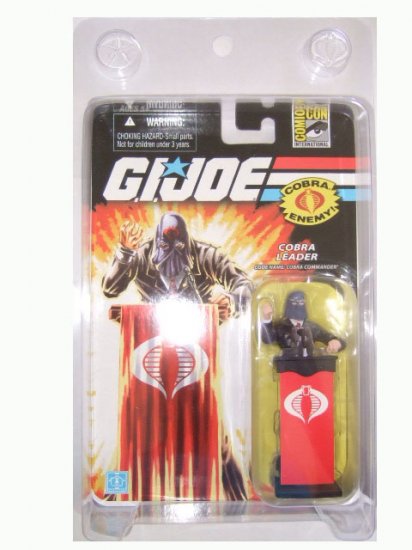 San Diego Comic Con 2008 Exclusive - GI Joe Cobra Commander(Black Suit) Action Figure