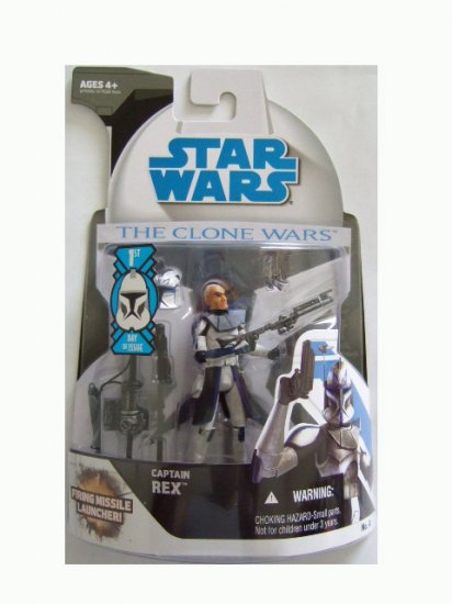 Star Wars The Clone Wars 1st Day of Issue - Captain Rex Action Figure