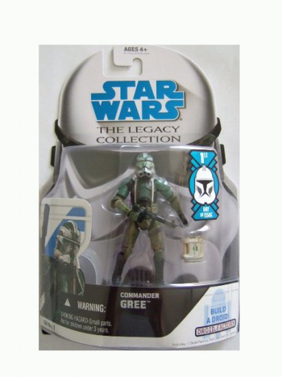 Star Wars Legacy Collection 1st Day of Issue - Commander Gree Action Figure