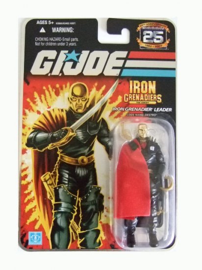 GI Joe 25th Anniversary Wave 5 - Iron Grenadiers Destro Action Figure