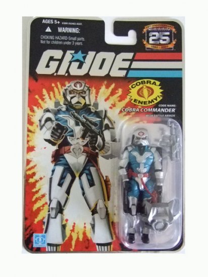 GI Joe 25th Anniversary Wave 6 - Cobra Commander in Battle Armor Action Figure