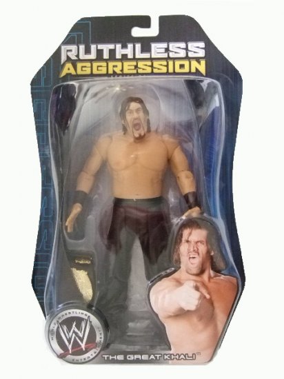 WWE Ruthless Aggression Series 24 - The Great Khali Action Figure Ring Rage
