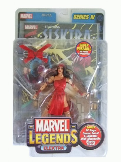 Marvel Legends Series 4 - Elektra Action Figure