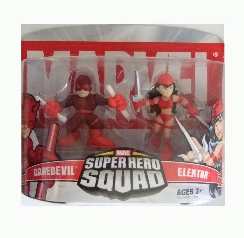 Marvel Superhero Squad - Daredevil and Elektra Action Figure 2-pack
