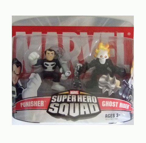 Marvel Superhero Squad - Punisher and Ghost Rider Action Figure 2-pack