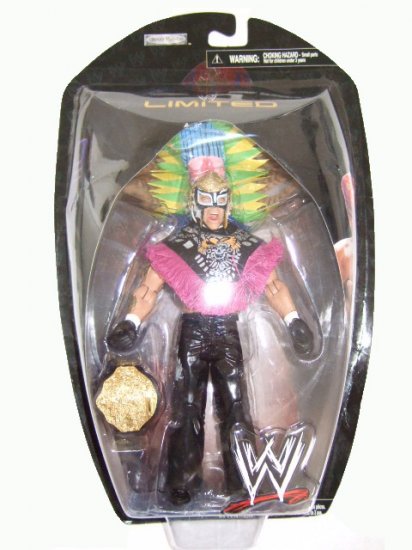 WWE Ruthless Aggression Limited Edition - Rey Mysterio with Aztec Headress Action Figure Ring Rage