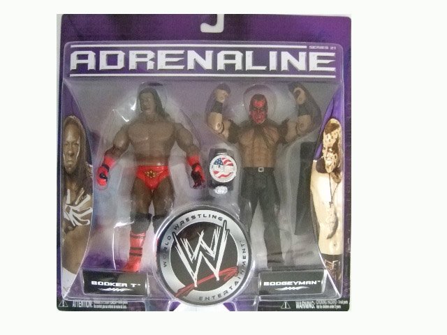 WWE Adrenaline 21 - Booker T and Boogeyman Action Figure 2-Pack