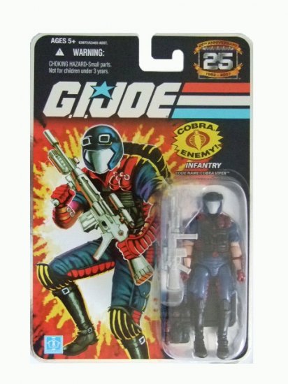 GI Joe 25th Anniversary Wave 7 - Cobra Viper Action Figure