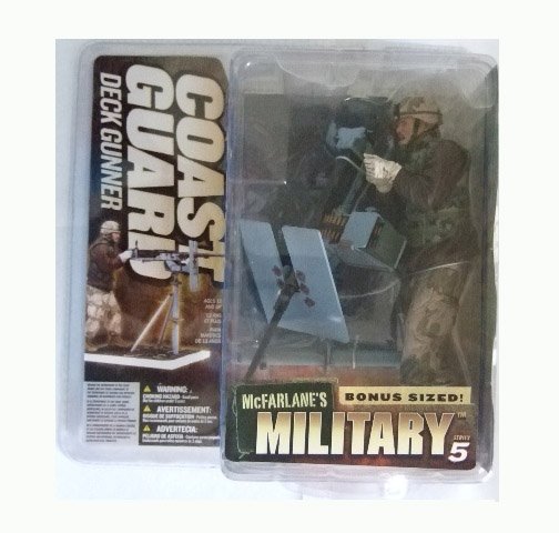 McFarlane Military Series 5 - Coast Guard Deck Gunner (Caucasian) Action Figure