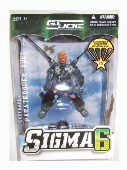 GI Joe Sigma 6 - Paratrooper Duke Action Figure