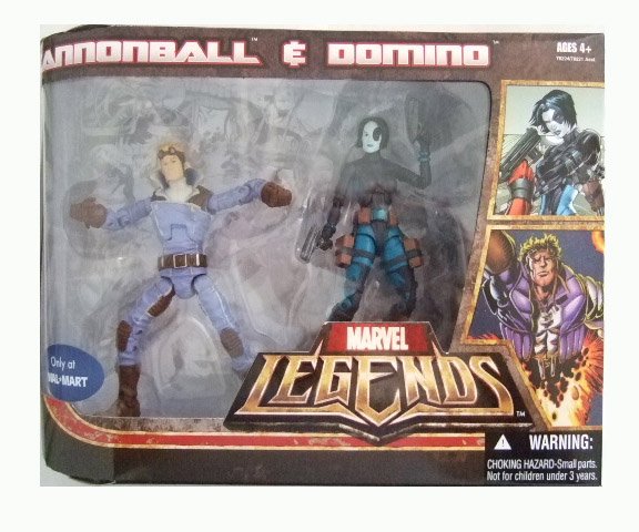 Marvel Legends Exclusive - Cannonball and Domino Action Figure 2-Pack