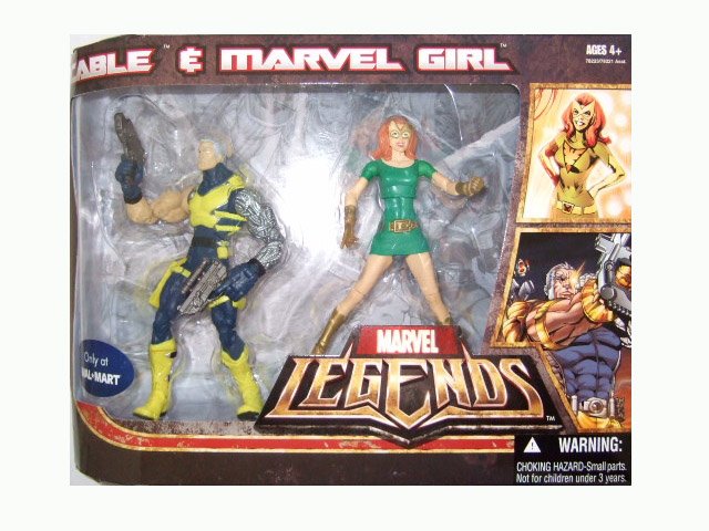 Marvel Legends Exclusive - Cable and Marvel Girl Action Figure 2-Pack
