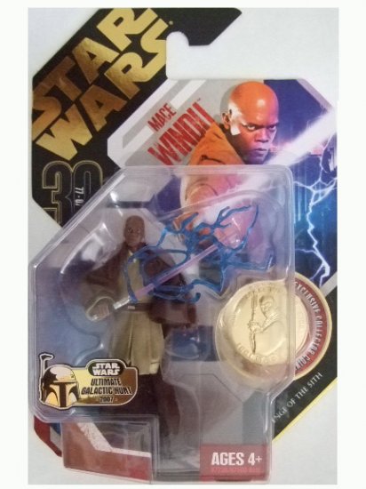 Star Wars 30th Anniversary Ultimate Galactic Hunt - Mace Windu Action Figure